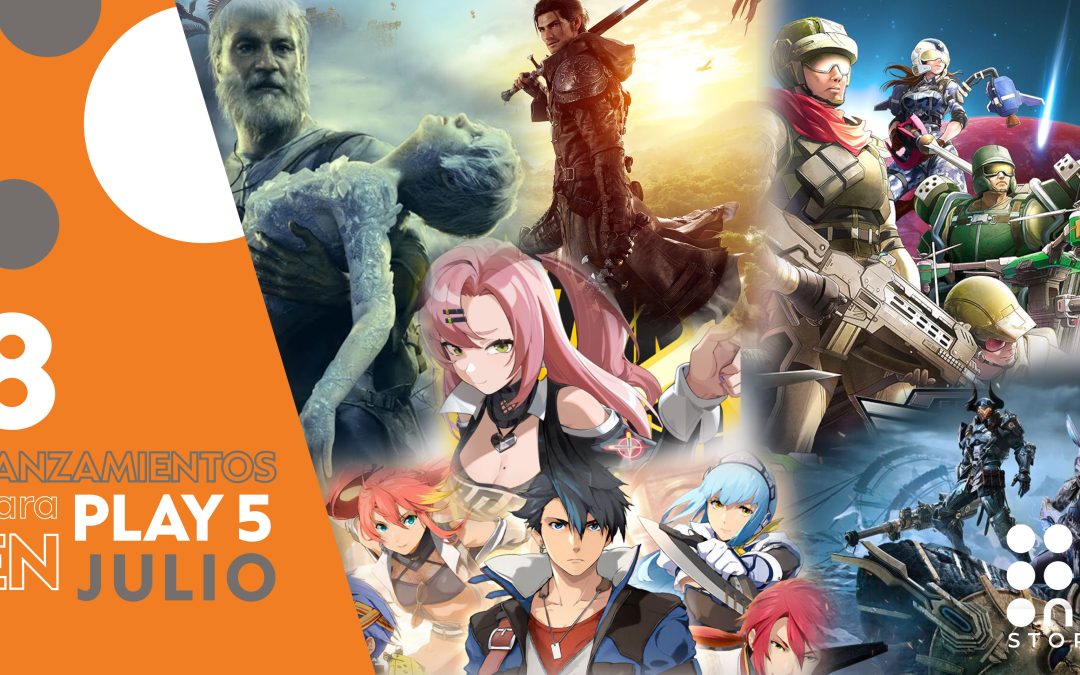 ¡8 Lanzamientos para Play Station 5 en Julio!